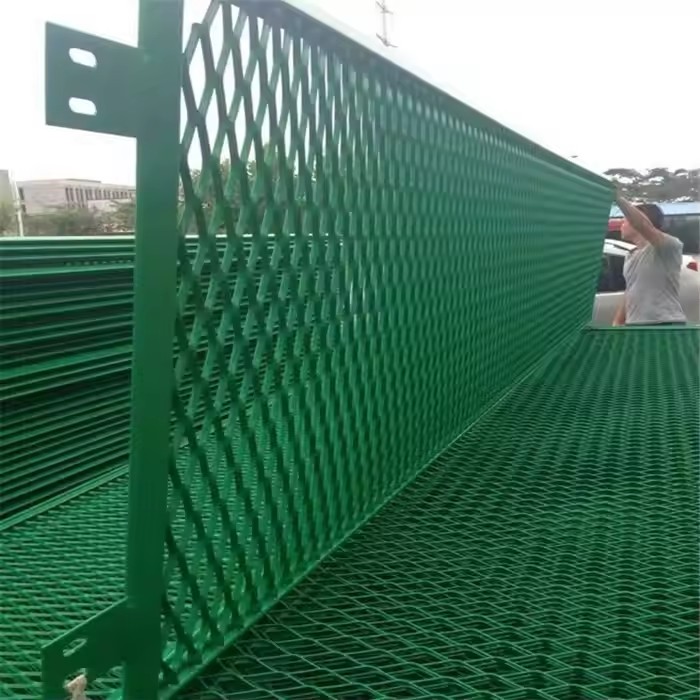 Durable Steel Expanded Metal Mesh Fence | High Security & Visibility