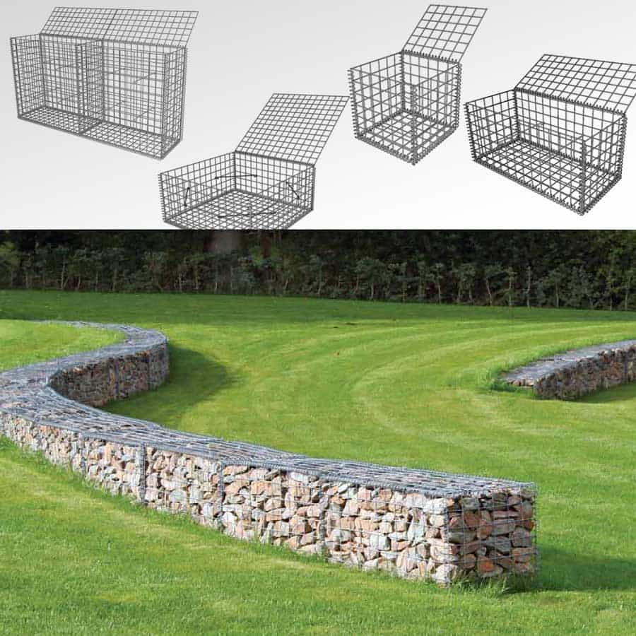 Galvanized Welded Wire Mesh Gabion Box/Basket – Anti-Rust