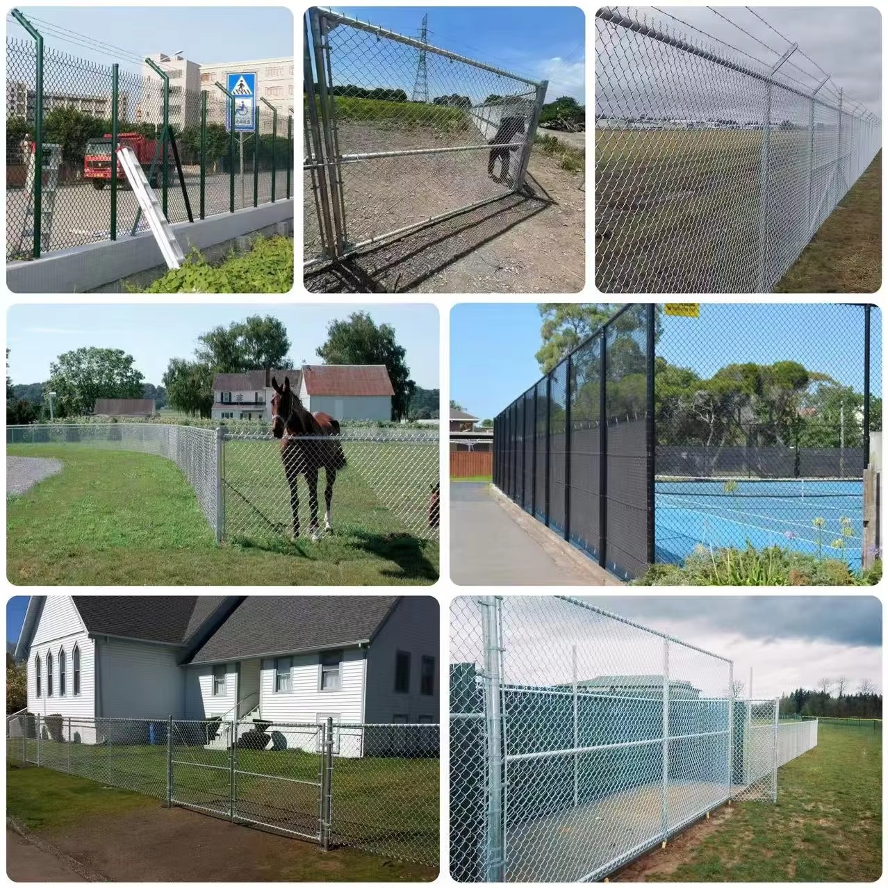 Galvanized Chain Link Fencing Wire Corrosion Resistance.