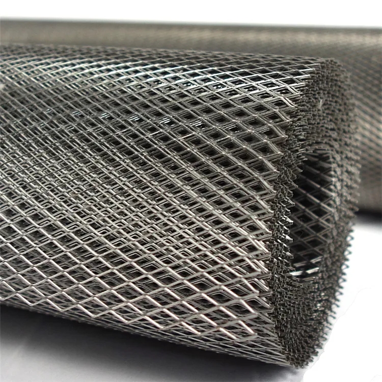 Expanded metal mesh loading