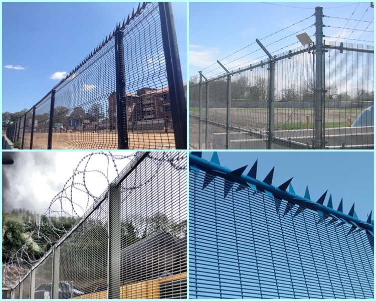 oem powder coated temporary fence