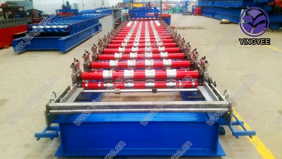 High-Speed 15m/min Trapezoid Roof Sheet Roll Forming Machine