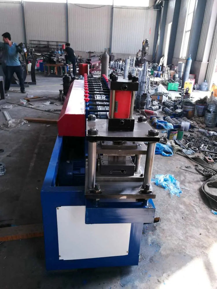 Advanced glazed tile roof panel production machine equipped with durable gear box for efficiency