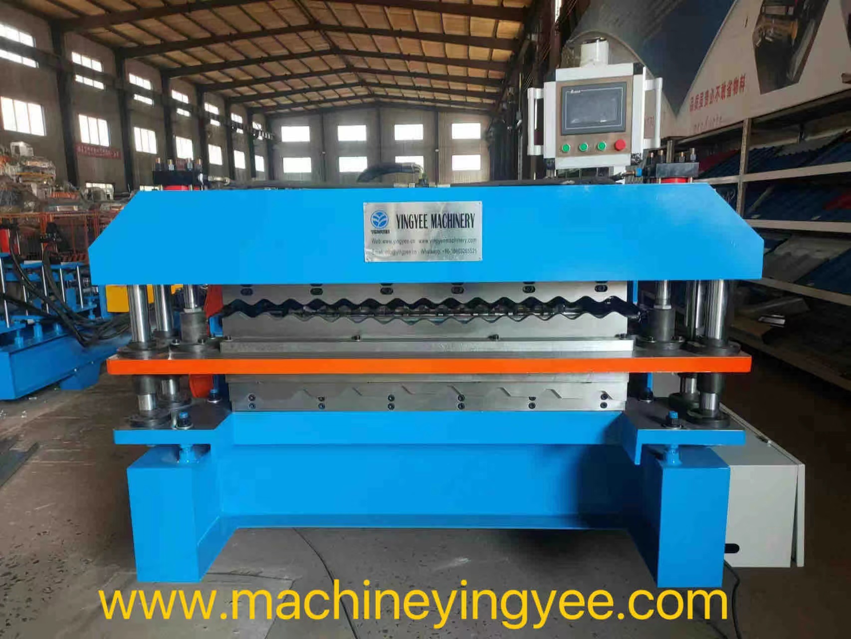The production of double-layer tile machine ordered by popular machine customers is completed.