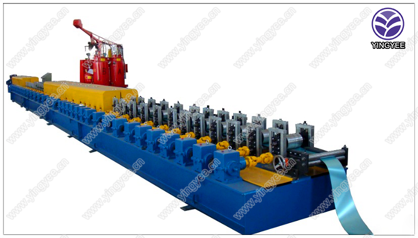PU roller shutter door roll forming machine