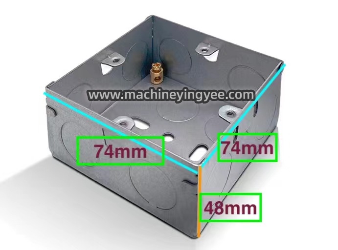 BSW electrical switch box roll forming machine in more details