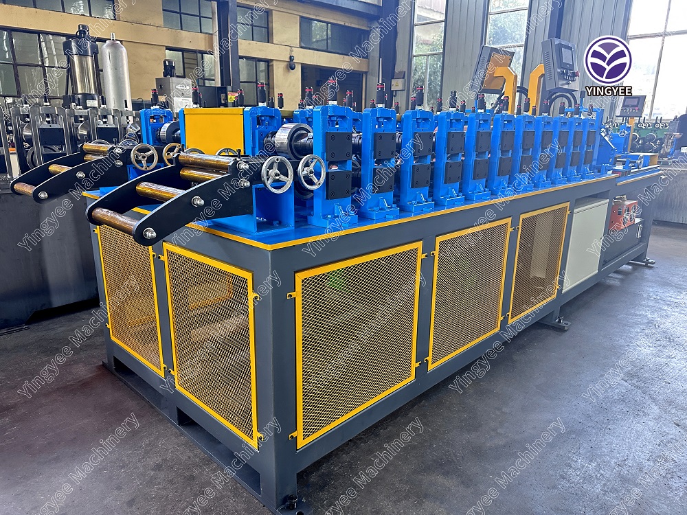 plc adjust size c z purlin machine