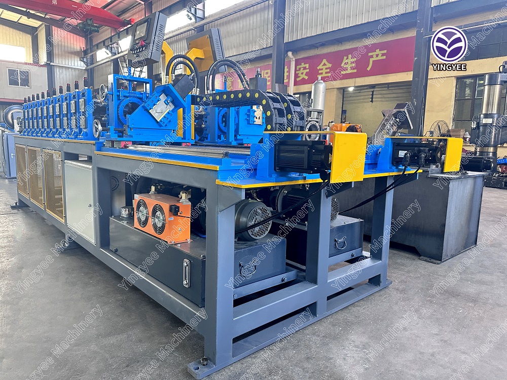 Double-out drywall channel roll forming machine