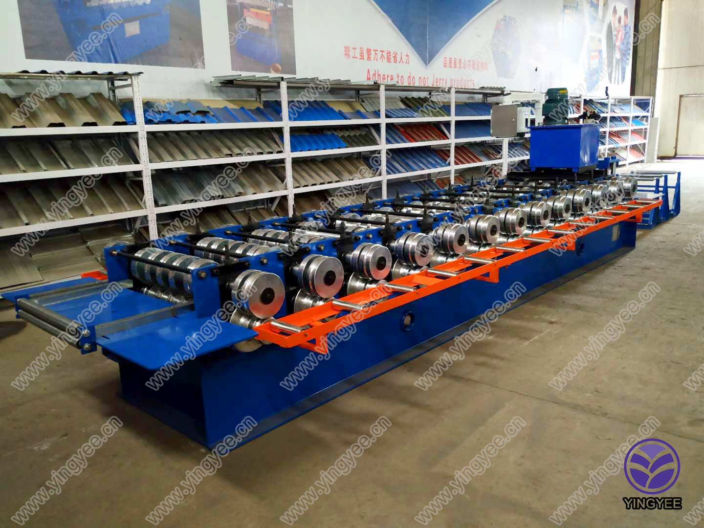 Standing seam roof panel roll forming machine is on hot-sale