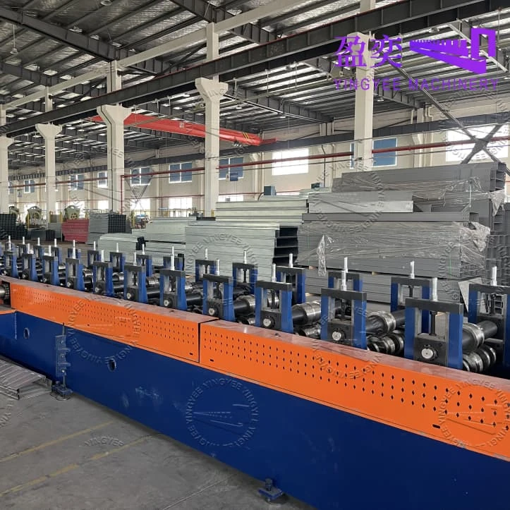 PLC Automatic Cable Tray Roll Forming Machine