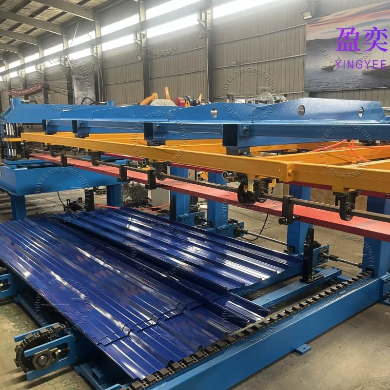 Double layer roof sheet roll forming machine