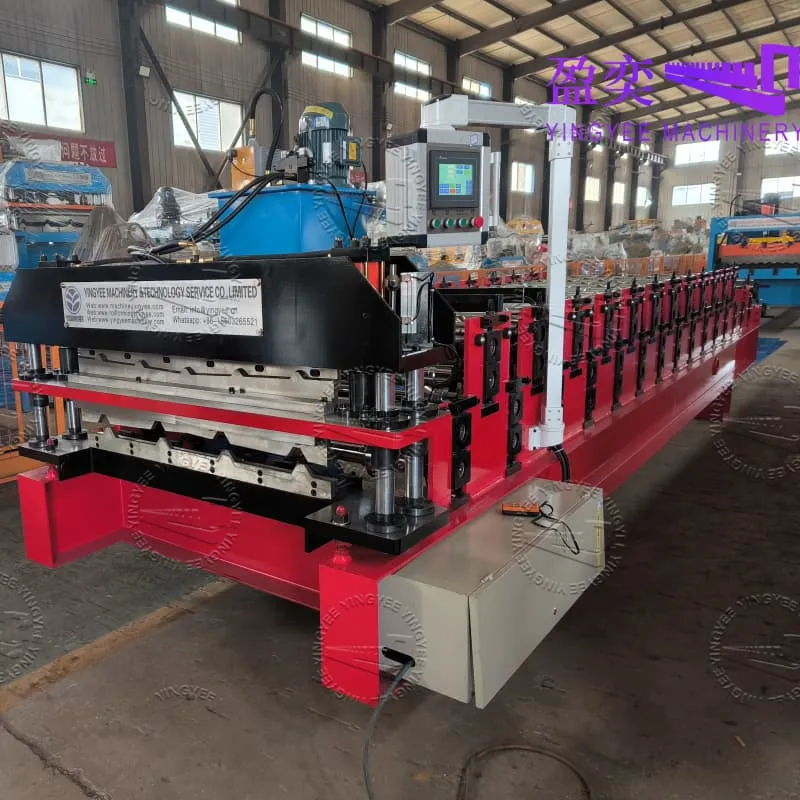 Double layer roll forming machine