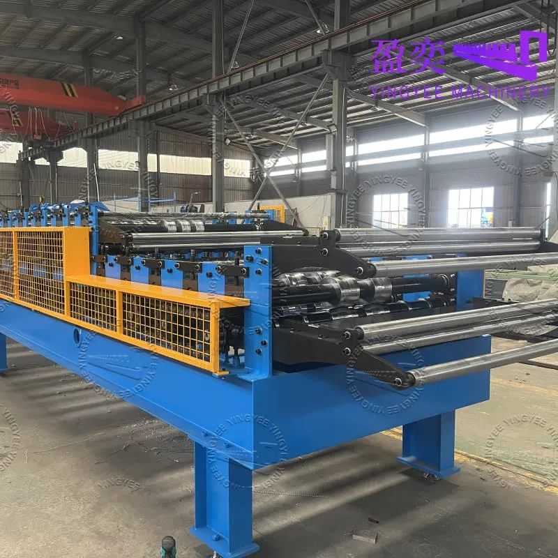 Double layer roof sheet roll forming machine