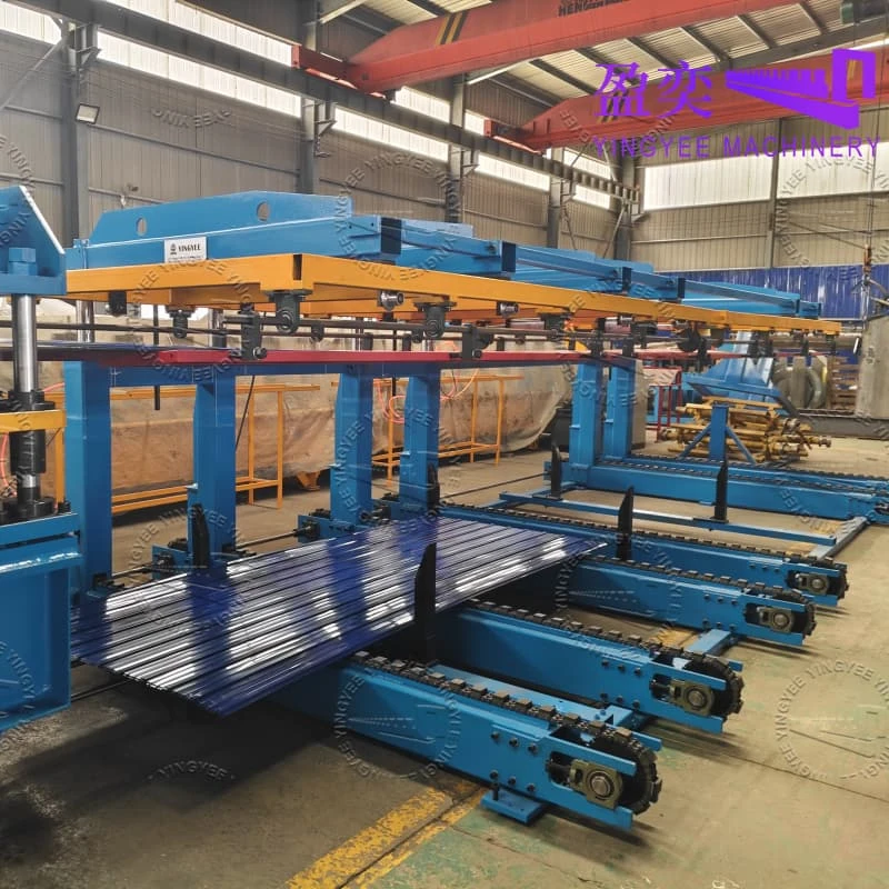 Double layer roof sheet roll forming machine