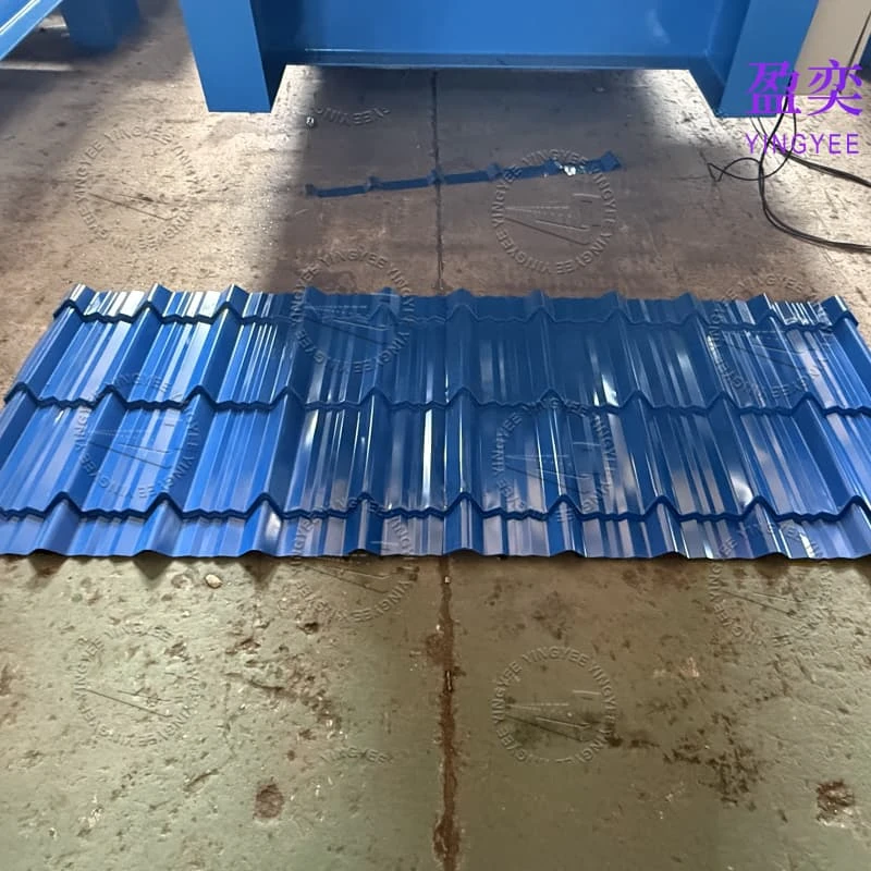 Double layer roof sheet roll forming machine