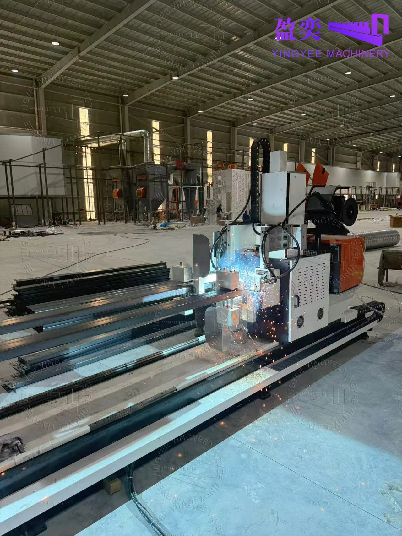 Dual Workplace Side Hook Welding Machine