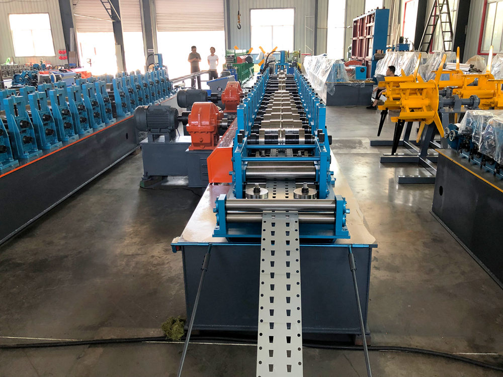 roller shutter door slat machine