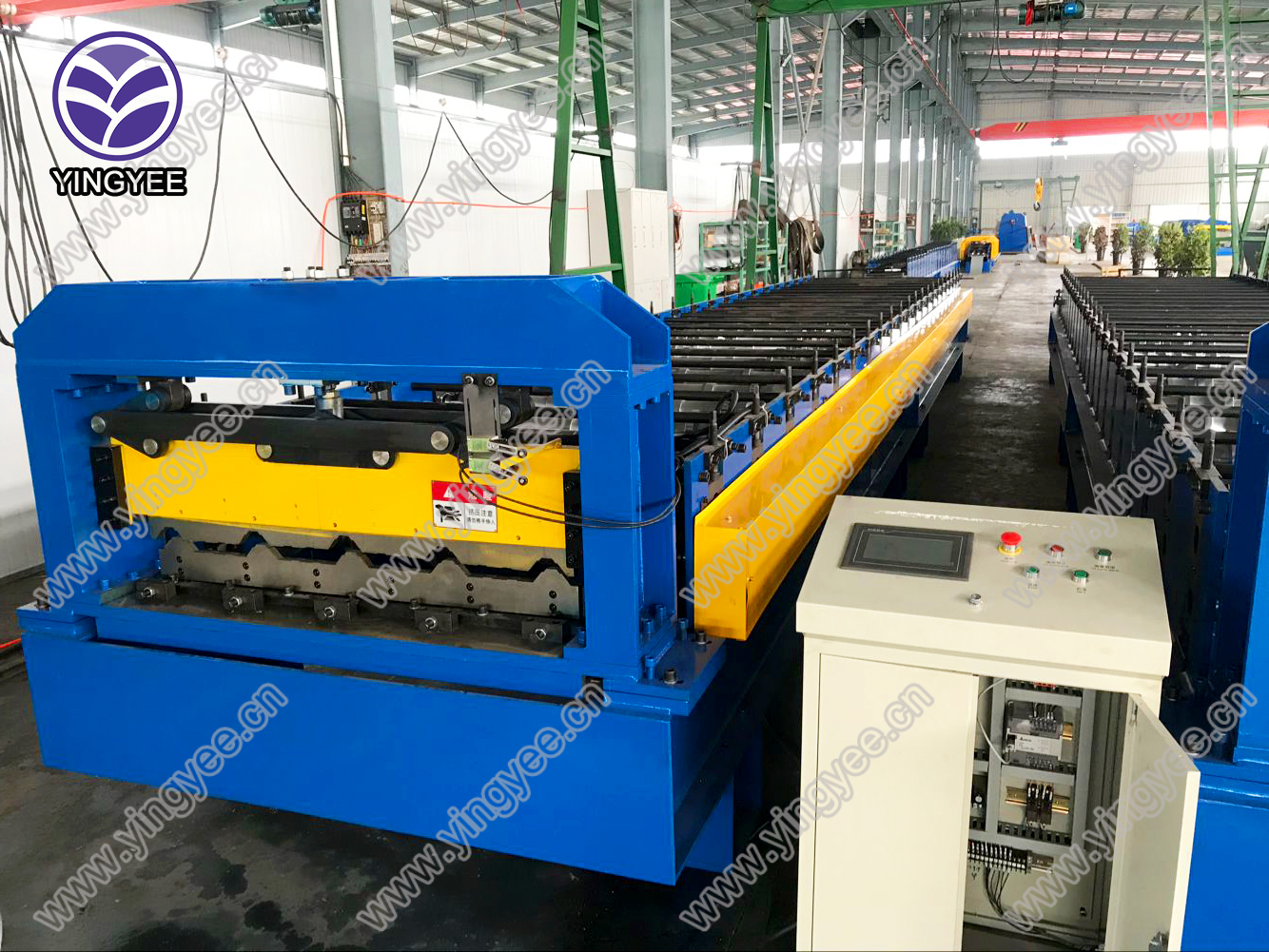 ppgi glazed tile roofing making machine