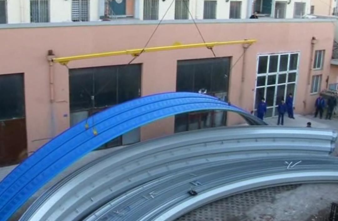 rib profile roofing machine