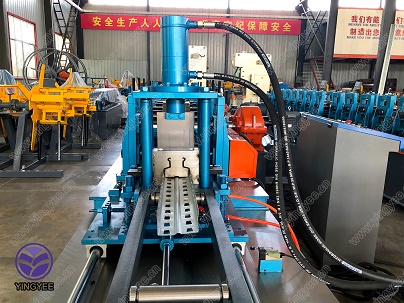 supermarket shelf back panel / deck panel roll forming machine
