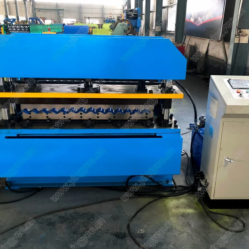 corrugated roof sheet roll forming machine