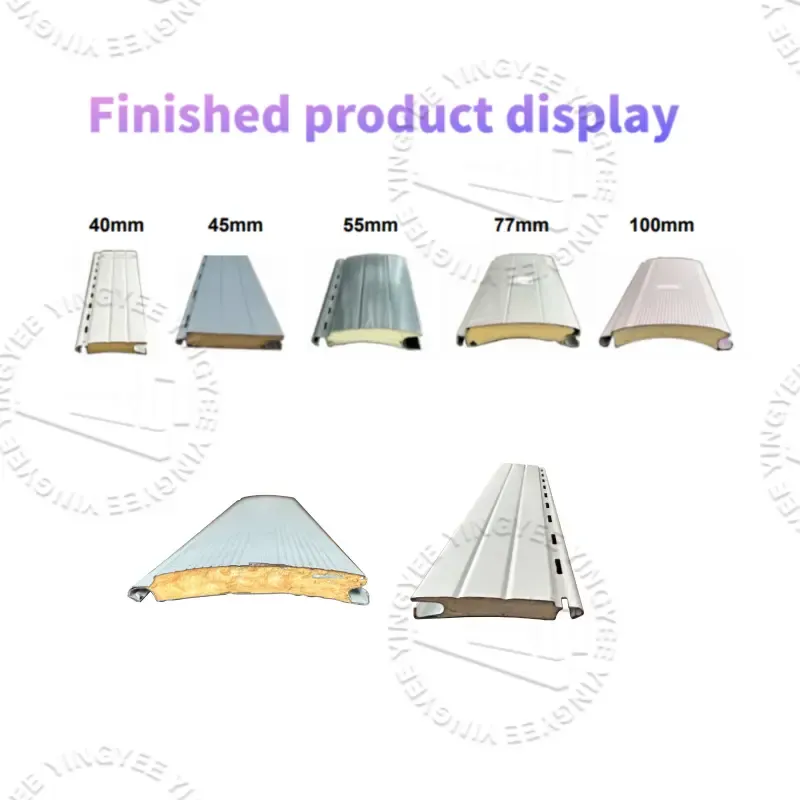 Roller shutter door machine