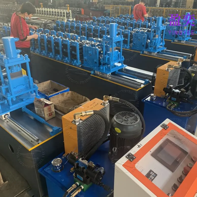 Roller shutter door machine