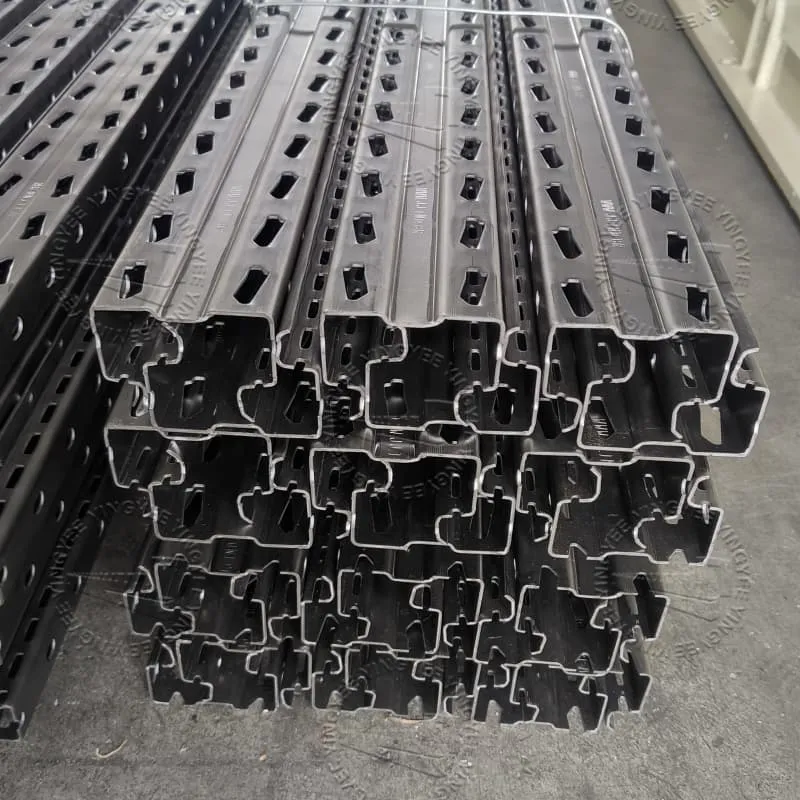 Storage shelf upright pillar roll forming machine