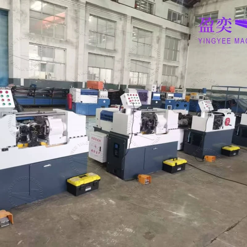 Threading roll forming machine