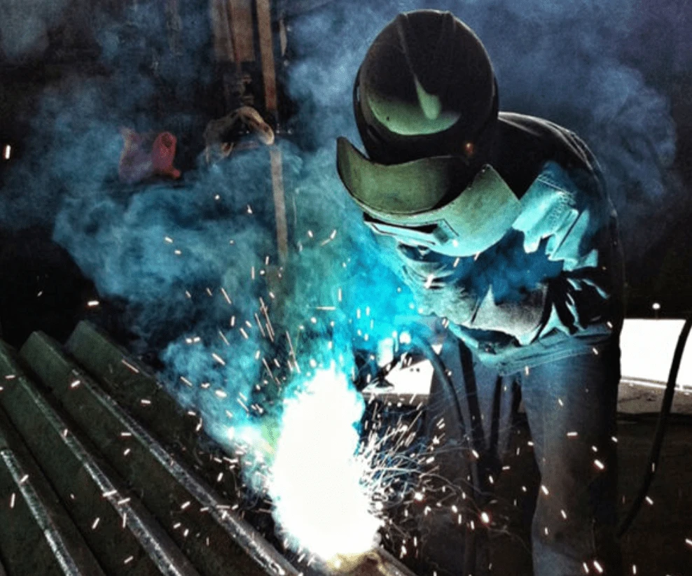 Welding accident explosion