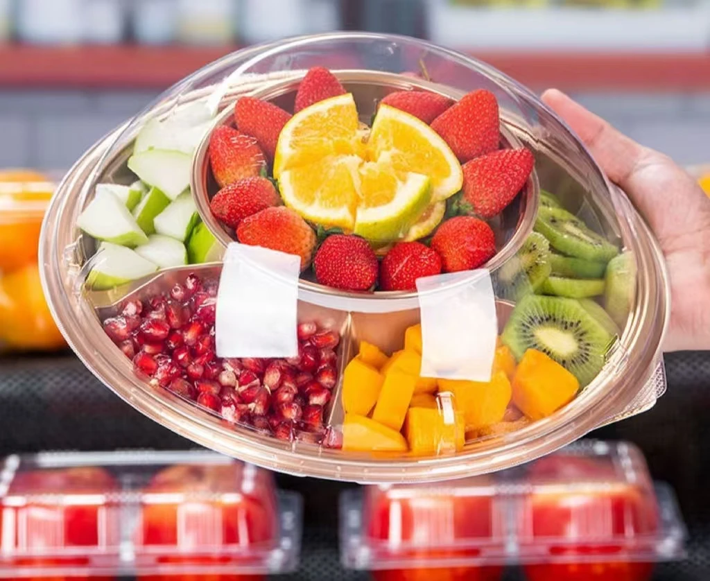 Plastic compartment box