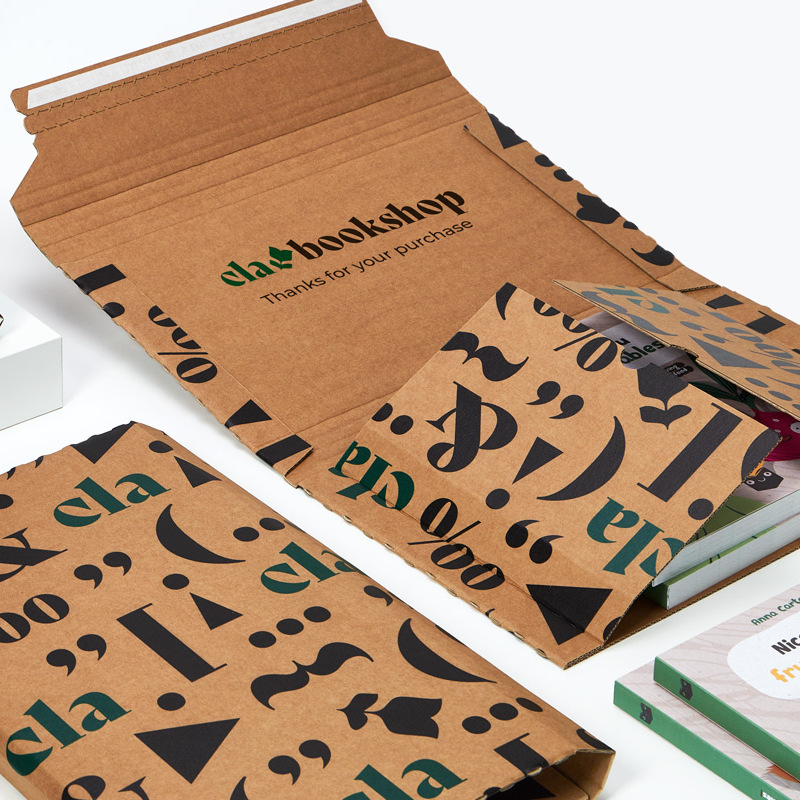 Book Boxes-Brown corrugated