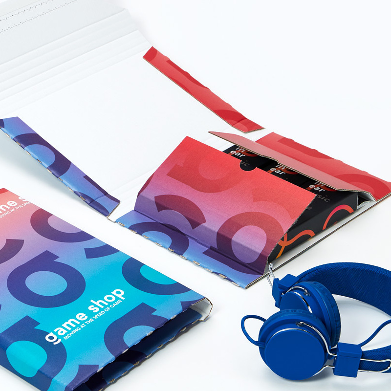 Book Boxes-White corrugated