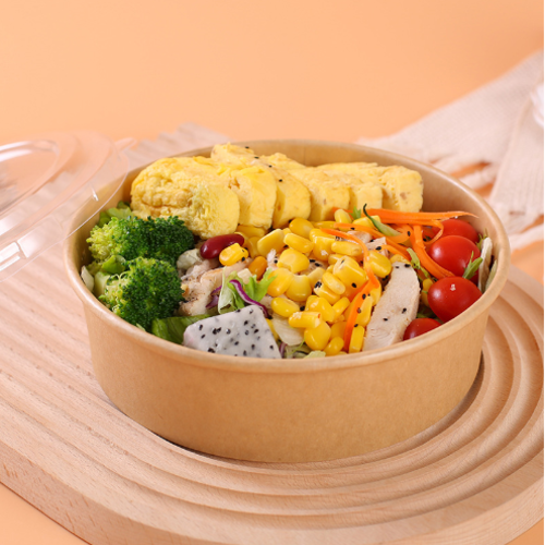 Disposable kraft paper bowl（750ml）