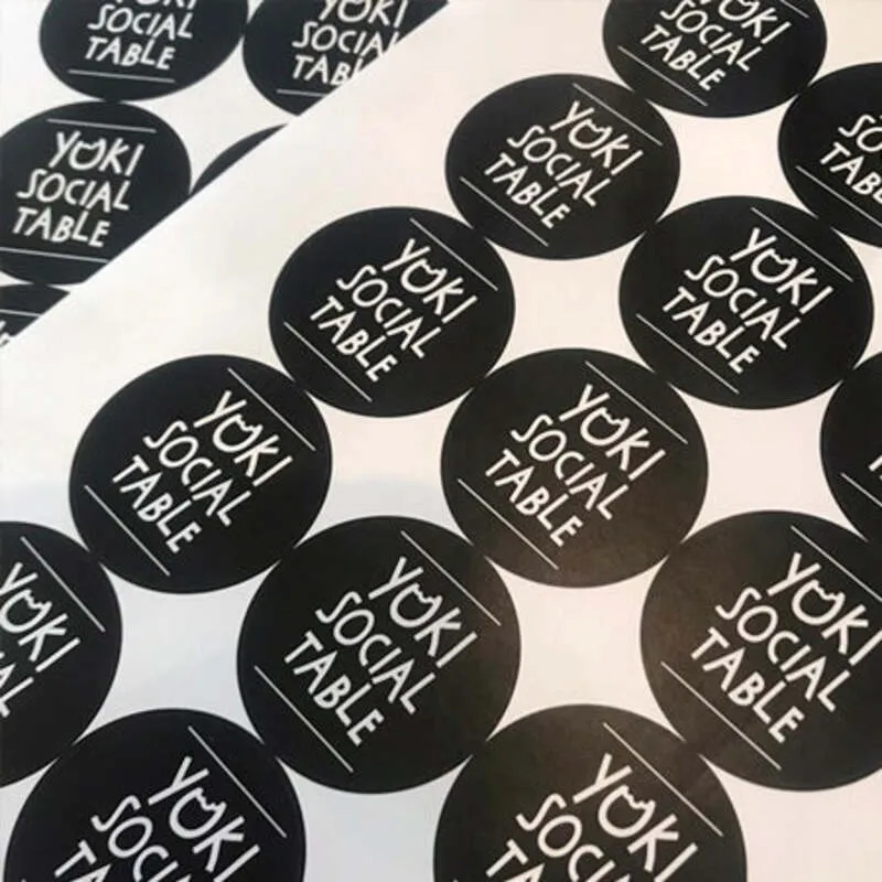 Factory producing custom round stickers on rolls with convenient peel-and-stick backing for businesses. Factory producing custom round stickers on rolls with convenient peel-and-stick backing for businesses.