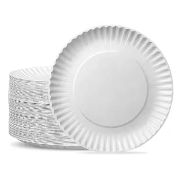 7'' Heavy Duty Disposable White Paper