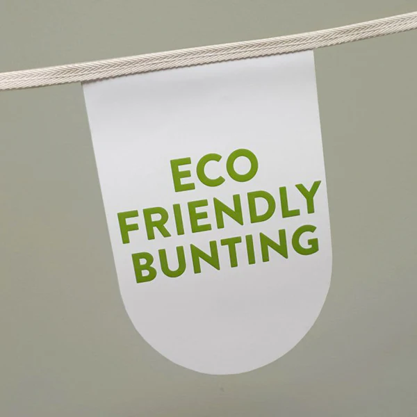 Eco Friendly Printed Bunting (Stitched Cotton & Paper)