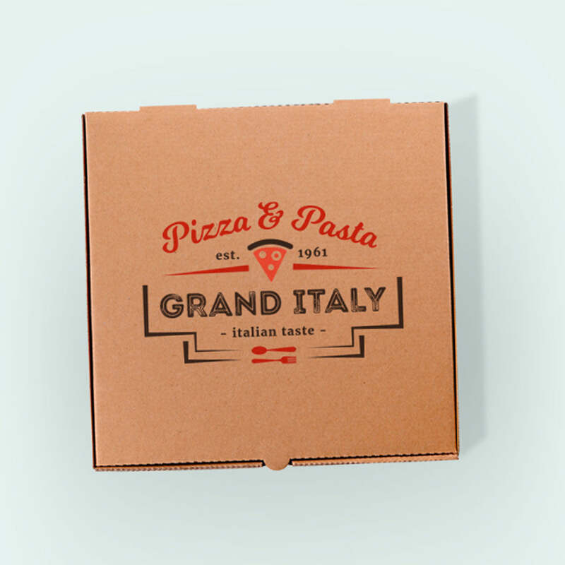 12 Inch Digital Printed Pizza Boxes (Overprinted) Low MOQ?