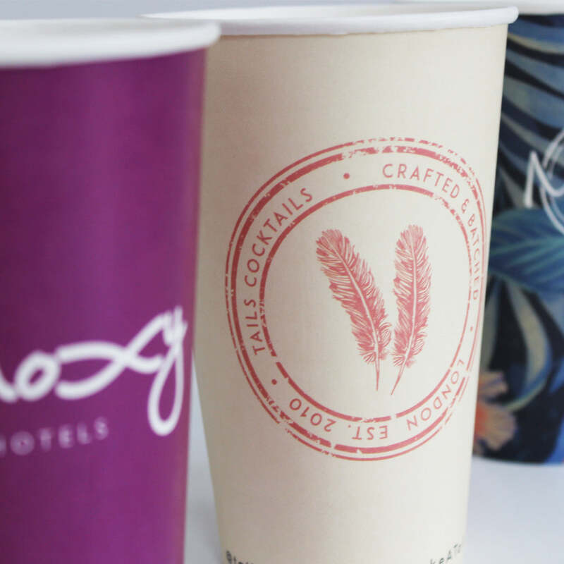 16oz Single Wall PE Custom Branded Coffee Cups—Low MOQ?