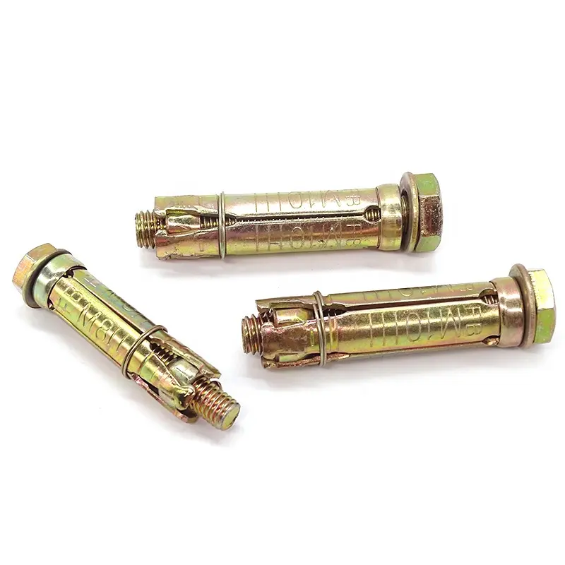 3/4PCS Fix Bolt Yellow/White Zinc Plated Stainless/Carbon Steel  Fix Expansion Anchor Bolt