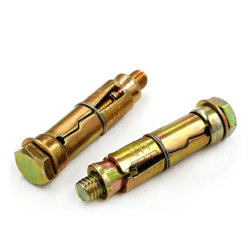 3/4PCS Fix Bolt Yellow/White Zinc Plated Stainless/Carbon Steel  Fix Expansion Anchor Bolt