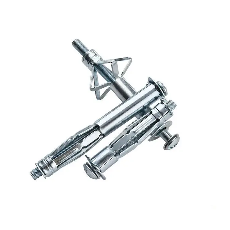 Carbon steel zinc white plated Plasterboard Screw Plug Anchor hollow wall anchor