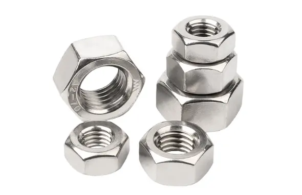 DIN934 Hexagon Bolt Carbon steel Stainless Steel SS304 316 Hex Nuts
